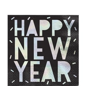 Servetten| HAPPY NEW YEAR / Glitter Ball