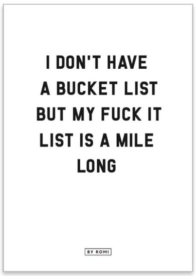 Kaart Bucketlist...