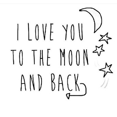 Photoblock | Love you to the Moon...