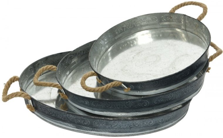 Dienbladen met touw 3 afmetingen