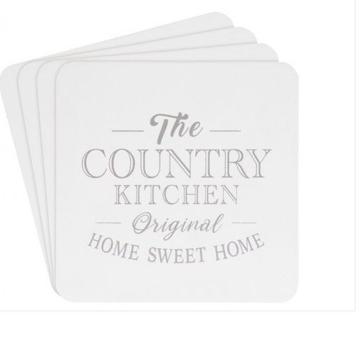Country Kitchen onderzetters set van 4