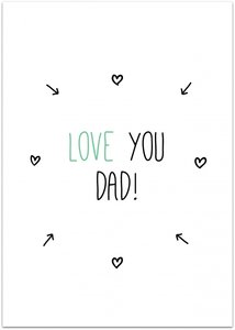 Kaart | Love you Dad! 