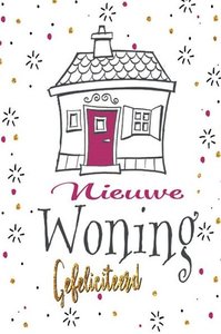 Goede Kaart Nieuwe woning gefeliciteerd | Kaart met envelop - zwartwitshop FR-32